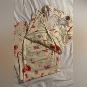 Fruit Print Pajama Set